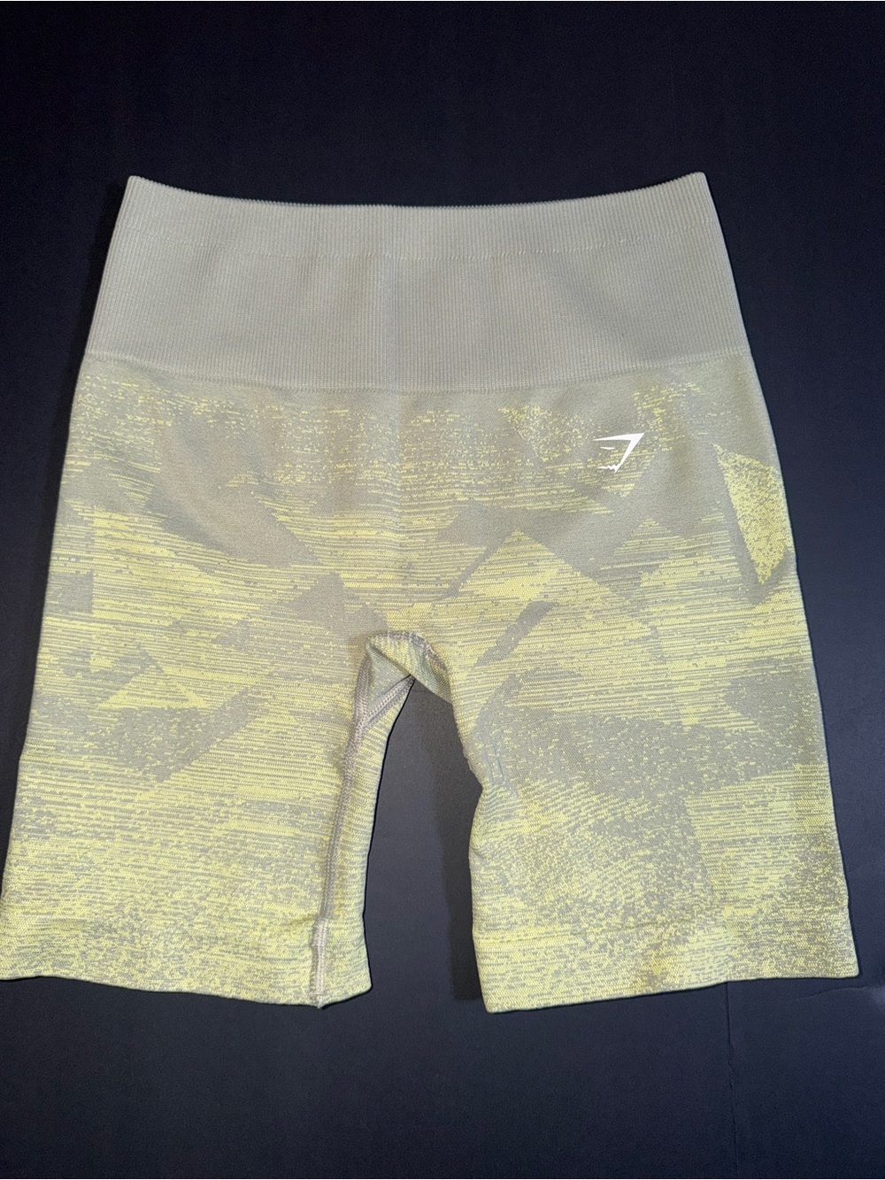 Gymshark Women’s High-Waist Light Yellow Seamless Bike Shorts